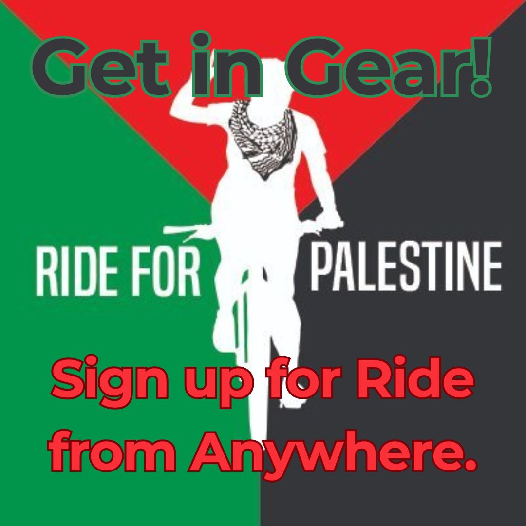 Ride for Palestine (@ride4pal) on Twitter photo 🚴‍♀️ You can Ride for Palestine from anywhere—and fundraise in every way!
Julie’s hosting a yard sale for Gaza 🇵🇸
✨ Ride, bake, sell, walk—whatever moves you. Join the Ride from Anywhere crew + support MECA’s emergency aid.
#RideForPalestine #FundraiseForGaza #RideFromAnywhere 🚴‍♀️ You can Ride for Palestine from anywhere—and fundraise in every way!
Julie’s hosting a yard sale for Gaza 🇵🇸
✨ Ride, bake, sell, walk—whatever moves you. Join the Ride from Anywhere crew + support MECA’s emergency aid.
#RideForPalestine #FundraiseForGaza #RideFromAnywhere
