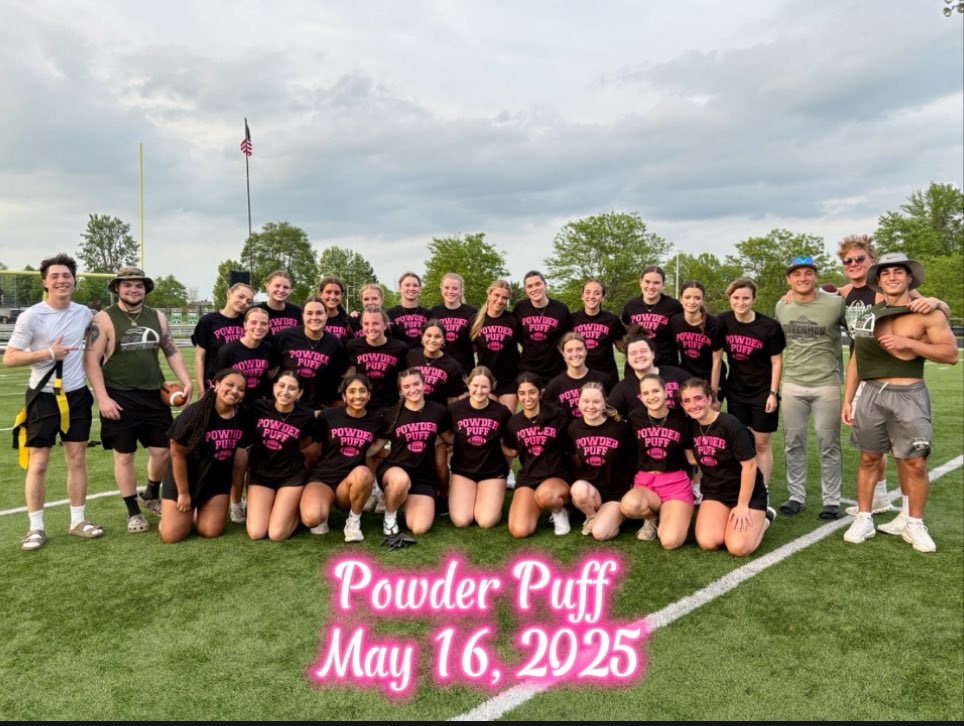 Victory vibes only! The Senior vs. Junior Powder Puff game had it all — sharp throws, clutch catches, explosive runs, &amp; lockdown defense. The seniors brought the heat and walked away with the win! Check out the highlight video here: youtu.be/NNGP4rDv_2w?fe… <a href="/GreenmenNation/">AHS Student Section</a> @AHS_MH