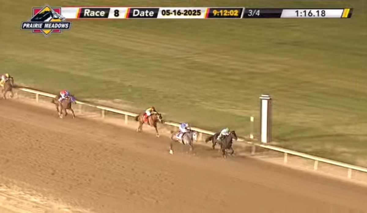 It's Perscripture going best in Friday's nightcap ... jockey Tyler Bacon notches his 6th win of the meet ... Oscar Flores saddled for <a href="/ILoveFastHorses/">Danny  Caldwell</a> Danny Caldwell.