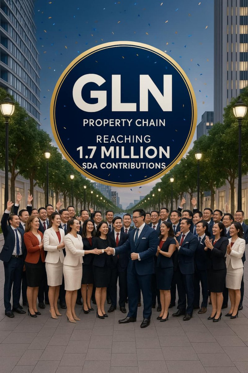 Big milestone alert!
We’re proud to announce that GLN Property Chain has officially reached 1.7 million SDA contributions!
A huge thank you to our dedicated team and partners who made this achievement possible.
sidrastart.com/project/426ee1…
#GLNPropertyChain #TeamSuccess #SDA #GLN