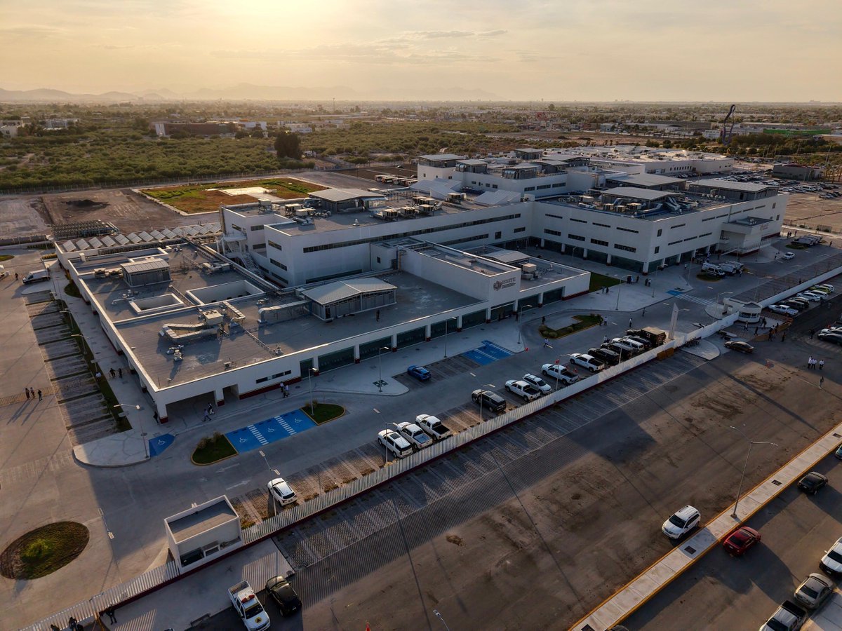 #Coahuila, región de hondas raíces de lucha social, ahora tiene un nuevo hospital del <a href="/ISSSTE_mx/">ISSSTE</a>, el Hospital Regional de Alta Especialidad.

El hospital está construido en un terreno de 10 hectáreas, con una inversión de 3 mil millones de pesos. Mil 743 trabajador@s estarán