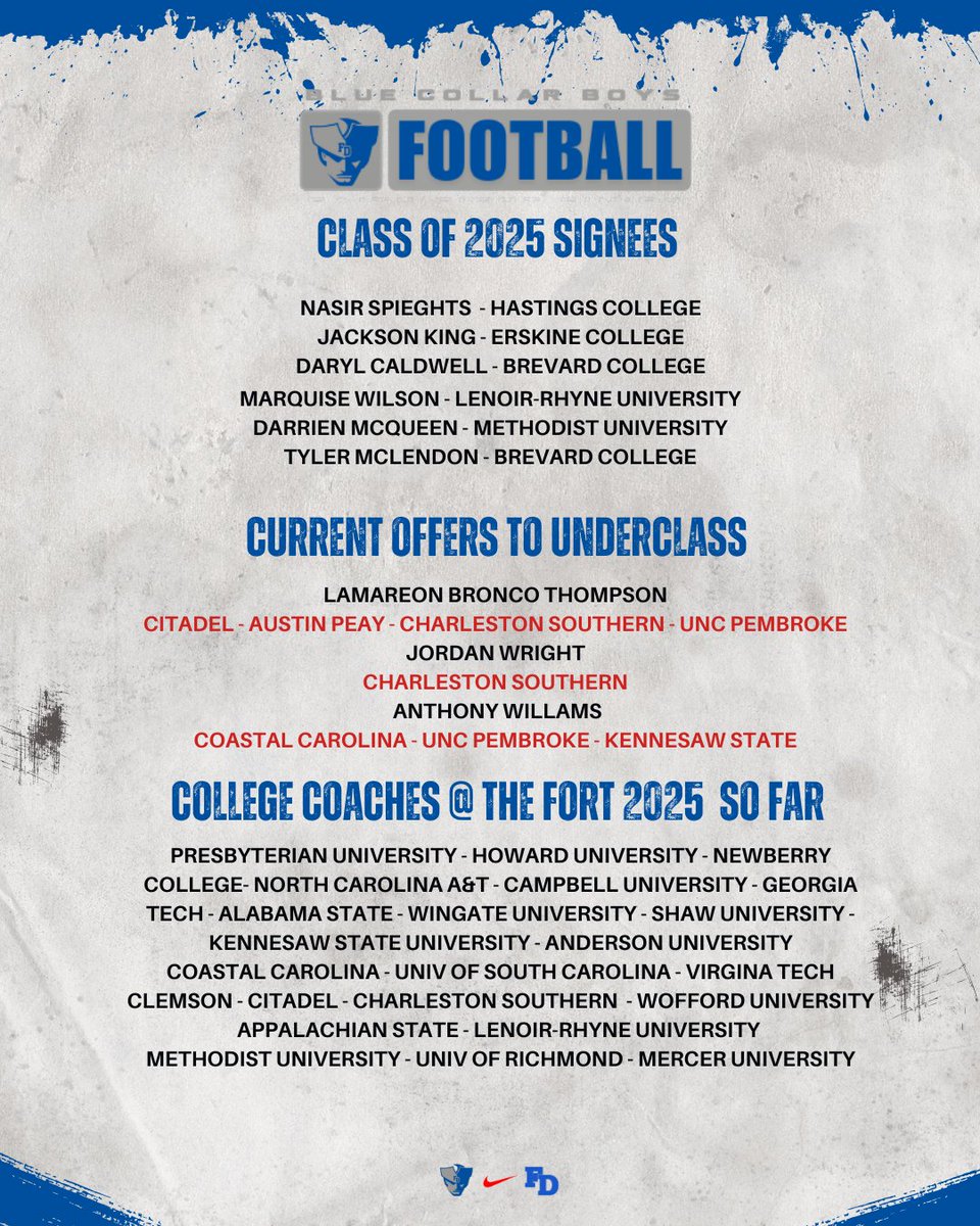 Great day to be a Patriot!!  #RecruitTheFort #bluecollarboys #buildthemanbuildtheteam