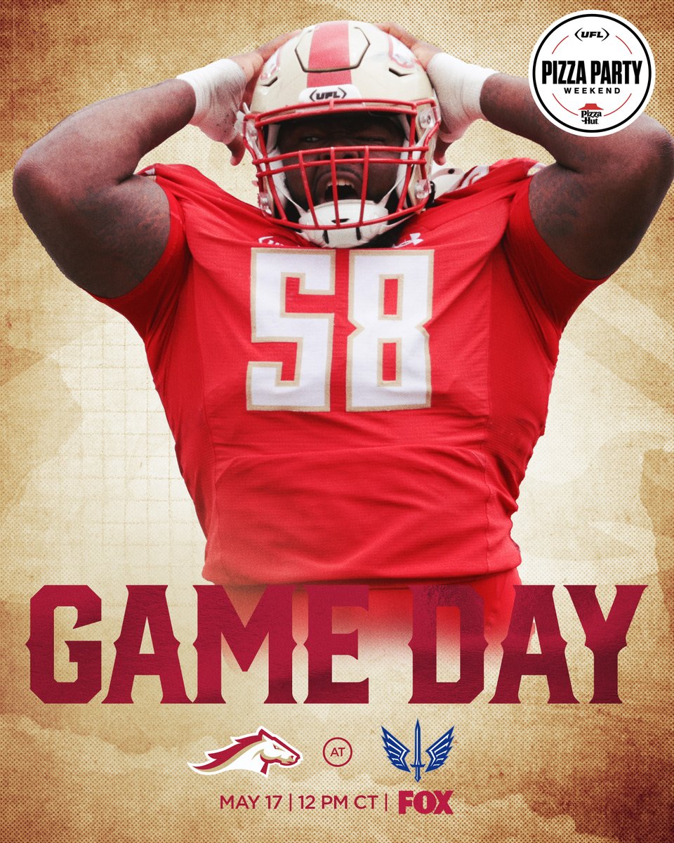 UFLStallions's tweet image. GIDDY UP, IT'S GAME DAY 🐎

📺 12 PM CT on FOX