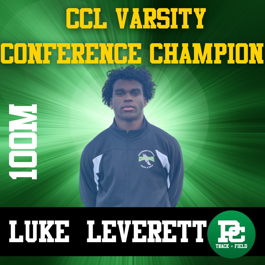 PCHS Boys Track and Field (@pchscelticstf) on Twitter photo 2025 Varsity CCL Conference Champ in the 100M!🔥🔥🔥🔥Not only Conference Champ but broke the Providence School Record! 💪 10.67🔥🔥🔥
#thecelticstandard
<a href="/PCHS_Celtics/">Providence Catholic</a> <a href="/ProviAthletics/">Providence Catholic Athletics</a>
<a href="/LukeLeverett2/">Luke Leverett</a> 2025 Varsity CCL Conference Champ in the 100M!🔥🔥🔥🔥Not only Conference Champ but broke the Providence School Record! 💪 10.67🔥🔥🔥
#thecelticstandard
<a href="/PCHS_Celtics/">Providence Catholic</a> <a href="/ProviAthletics/">Providence Catholic Athletics</a>
<a href="/LukeLeverett2/">Luke Leverett</a>