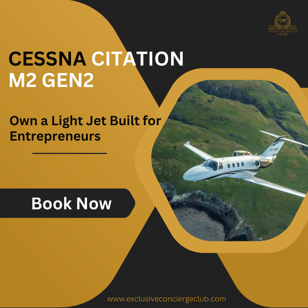 exclusive7640's tweet image. The Cessna Citation M2 Gen2—light, powerful, and designed for the modern entrepreneur. Own the perfect jet for your business.
🔗 exclusiveconciergeclub.com/sales-and-acqu… 

#CessnaCitationM2 #JetSales #LightJet #EntrepreneurJet #ExclusiveConciergeClub