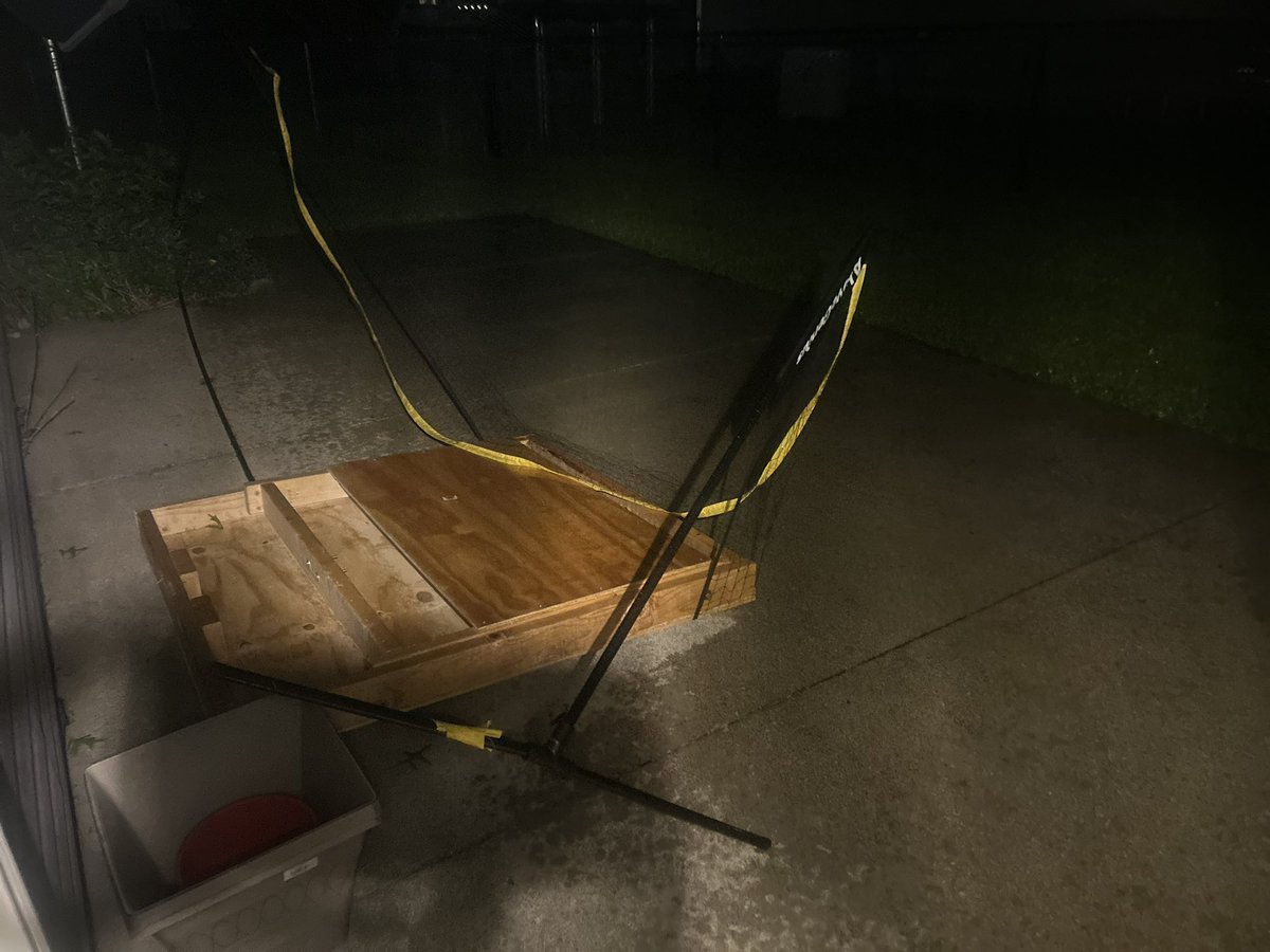 cassienist's tweet image. Holy storm… patio tore up, pickleball set and volleyball block broke. Internet and power outages 
#OhWx #JacksonTwp #StarkCounty