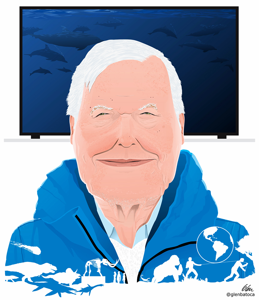 caricaturasglenbatoca.blogspot.com/2025/05/david-… #davidattenborough #oceandavidattenborough #bbc #nature #artevisual #arte #art #glenbatoca #caricatura #caricature #cartum #cartoon #ilustração #illustration #designgrafico #graphicdesign #graphics #artevisual #visualart #desenho #compartilhearte