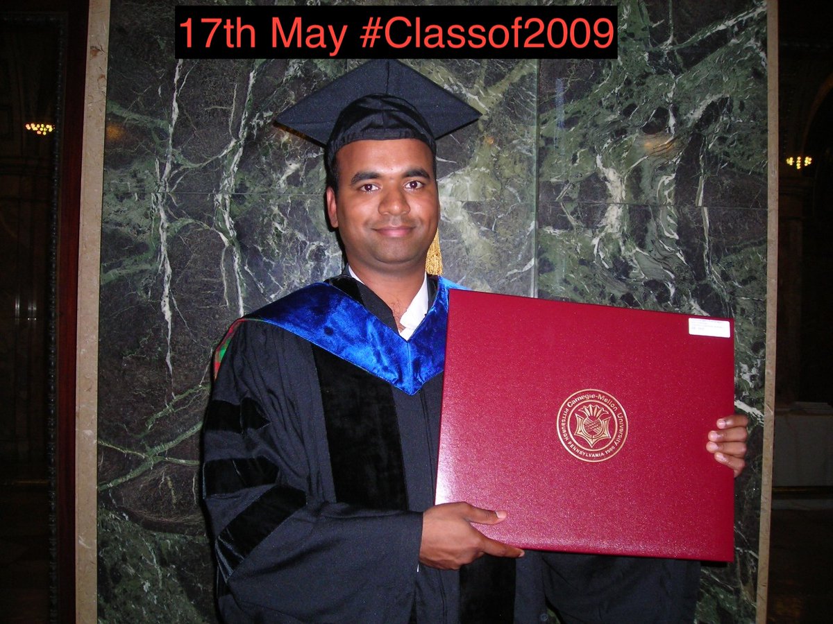 ponguru's tweet image. 🎓 This day, that year... 16 years ago... 17th May ... #Classof2009 #Convocation #PhD #ThrowBack #ProudCMUAlum #StrengthofWellWishers #ProfGiri 🙏 🎉 /c @SCSatCMU @CarnegieMellon