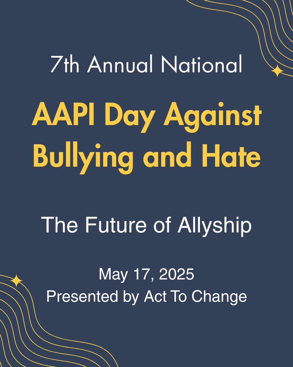 1990Institute's tweet image. Join Act To Change, a nonprofit working to end bullying for Asian American and Pacific Islander (AAPI) youth in New York City on Saturday, May 17 to amplify the leadership of AAPI youth. tinyurl.com/a2c517
