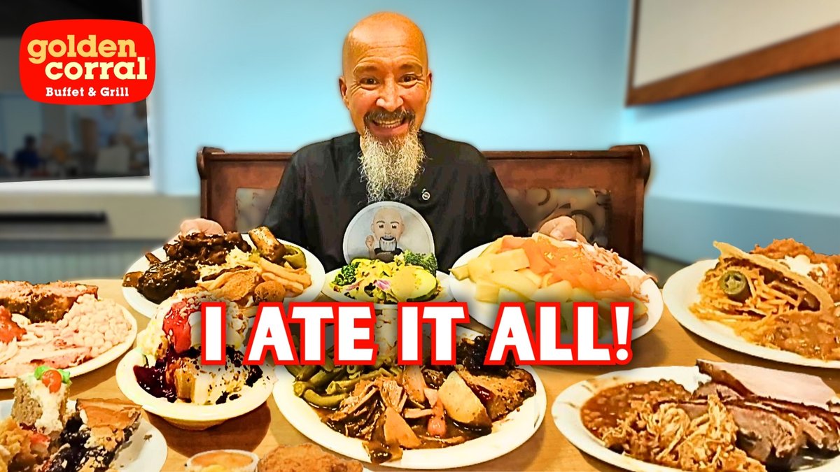 oldguyeats's tweet photo. Golden Corral wasn’t ready for me… 😳
I set out to conquer the ENTIRE buffet—and I didn’t leave a single plate behind. From BBQ to dessert, I ate it ALL!
🎥 Watch the madness unfold: https://t.co/3FyRcgLlam
#FoodChallenge #GoldenCorral #OldGuyEats https://t.co/99VgwYDXfp