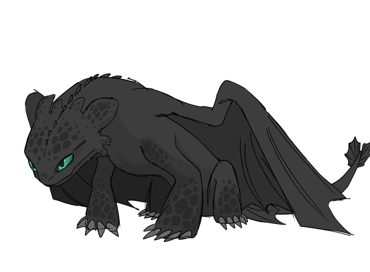 Night fury WIP 
#httyd #nightfury