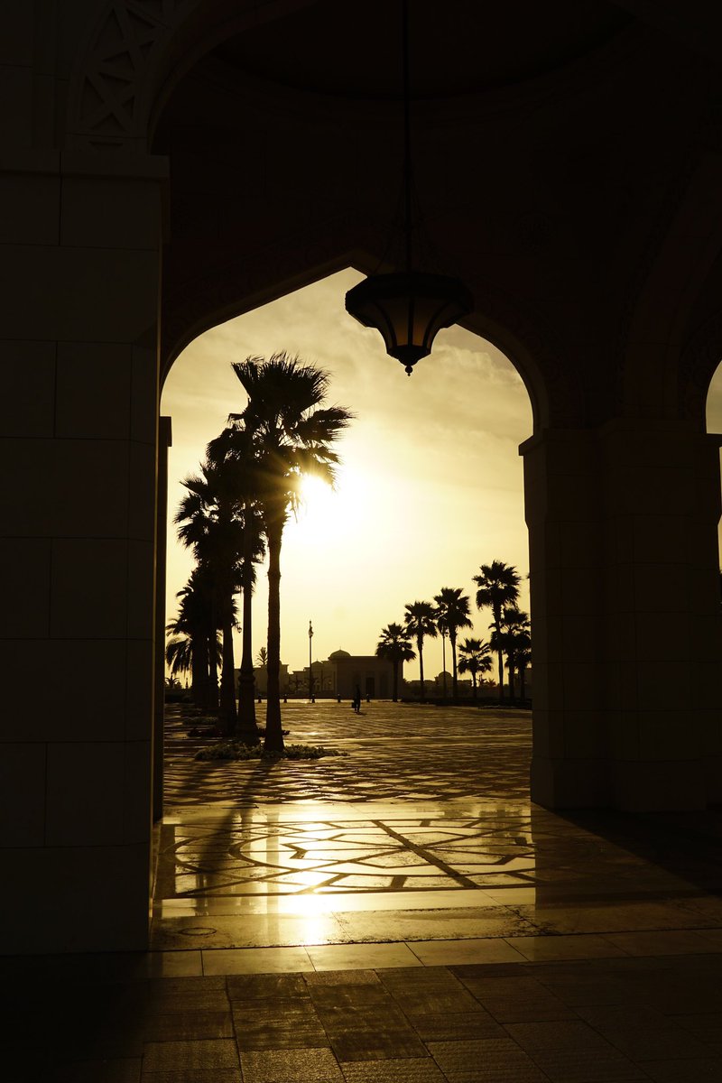 Ich war in der Scheich-Zayid-Moschee in Abu Dhabi im Frühling 2025.