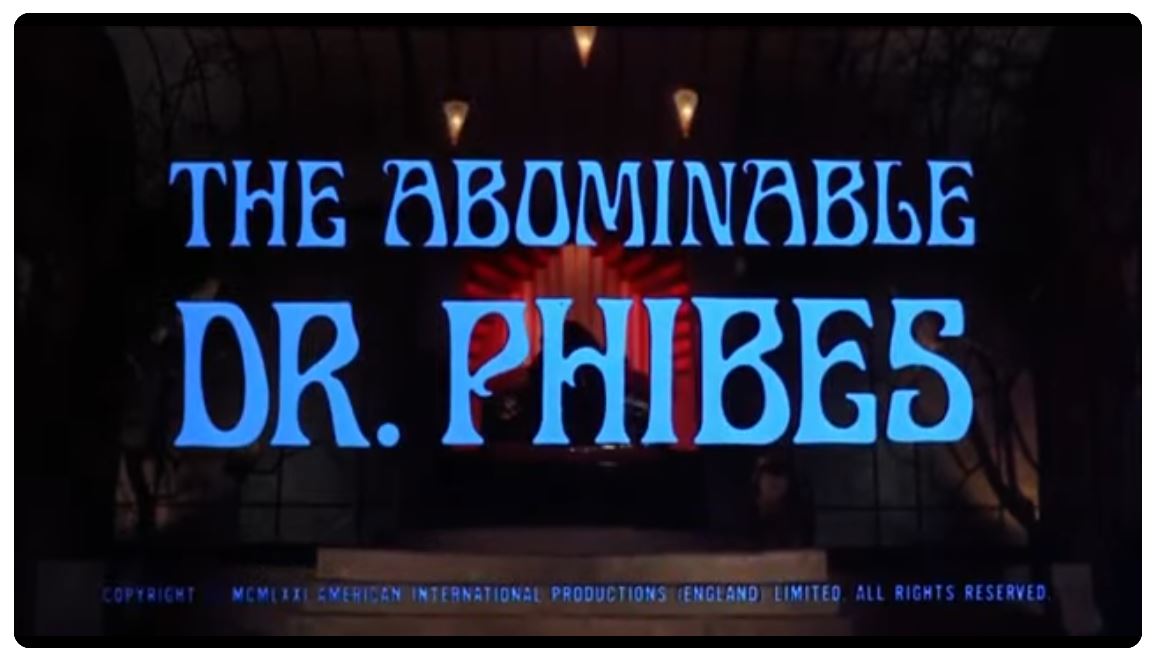 PhibesForever's tweet image. #HappyAnniversary to &apos;The Abominable Dr. Phibes&apos;