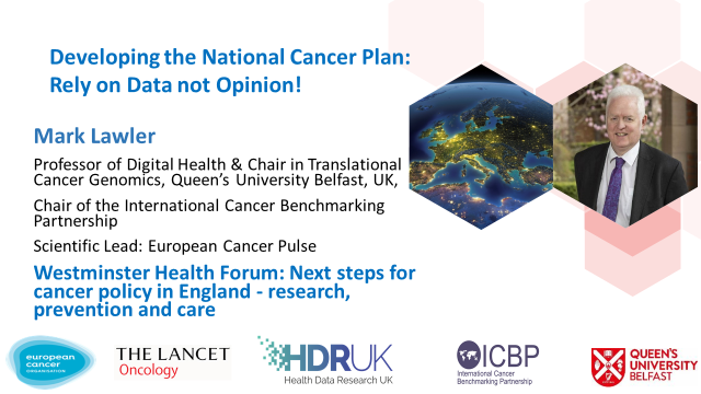 Mark Lawler (@qubcancerprof) on Twitter photo 1/7 Start of a busy 7 days. Presented the irrefutable evidence to Westminster Health Forum that supports our vision for the next steps in developing a national cancer plan for England. No more evidence required - Can we please just get on with it? <a href="/TheLancetOncol/">The Lancet Oncology</a> <a href="/CRUK_Policy/">Cancer Research UK Policy</a> 1/7 Start of a busy 7 days. Presented the irrefutable evidence to Westminster Health Forum that supports our vision for the next steps in developing a national cancer plan for England. No more evidence required - Can we please just get on with it? <a href="/TheLancetOncol/">The Lancet Oncology</a> <a href="/CRUK_Policy/">Cancer Research UK Policy</a>