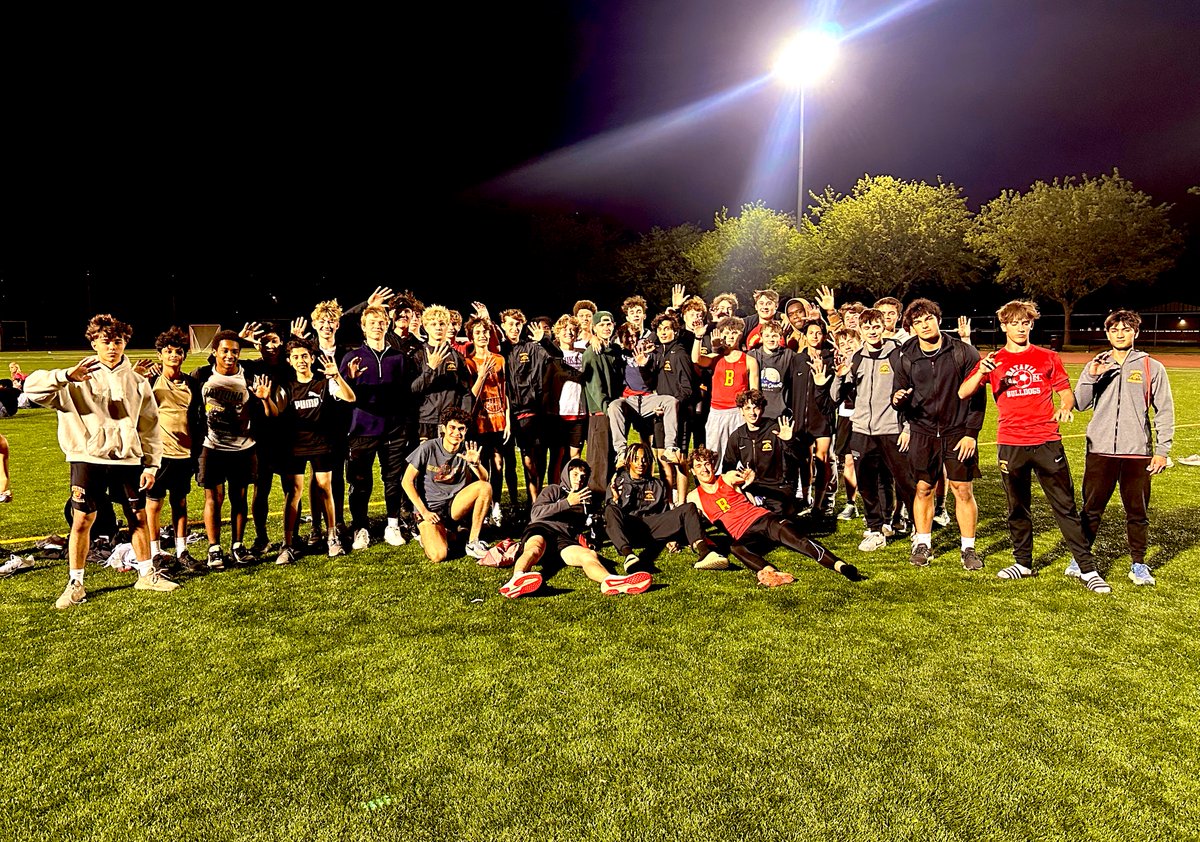 In a crazy windy dusty rainy delayed night in Roselle…. DOGS WIN kind of! The Pile Vault will be completed in the morning but the lead is enough!