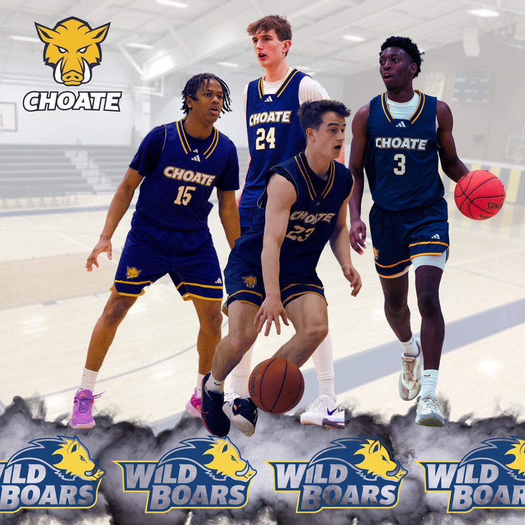 ChoateHoops's tweet photo. Shout out and good luck to four current @goChoate players traveling nationally to compete in the first #NCAA LIVE period of the 2025 club season!
L to R: Wolde Simon 5’11 G ‘26, Hunter Stoll 6’8 F/G ‘26, Jack Stevens 5’11 G ‘27, Aliaun Iscandari 6’3 G ‘25 #day1 #ObsessProcess https://t.co/EGSBjDF7pw