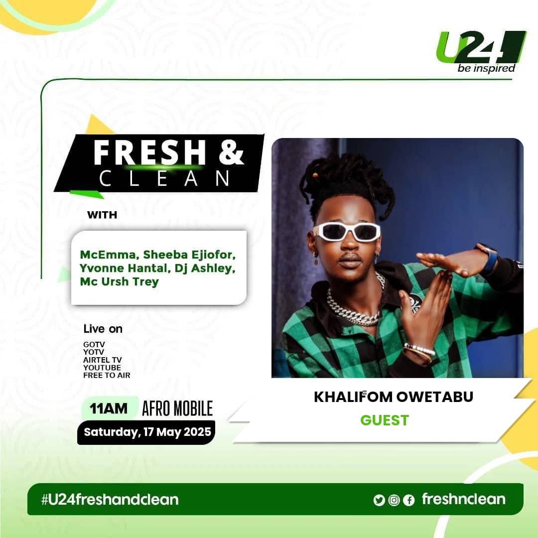 u24tvug's tweet photo. LIVE NOW on U24 TV!
Catch the latest episode of #FreshAndClean bringing you the hottest vibes, fresh conversations, and all the inspiration you need to kickstart your weekend!
#U24FreshAndClean https://t.co/1CwwtMojat