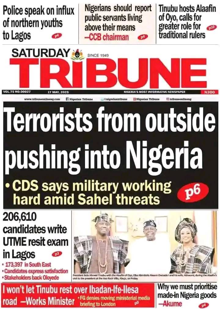 WASOBIANews's tweet photo. Nigeria Police speaks on 89 labourers at Dangote refinery 

Report public servants living above their means ~CCB Chairman 

#WASOBIAnews #wasobianewsupdate #wasobianewsnaija #breakingnews

Follow @wasobianews for more https://t.co/3c6H78UjbK
