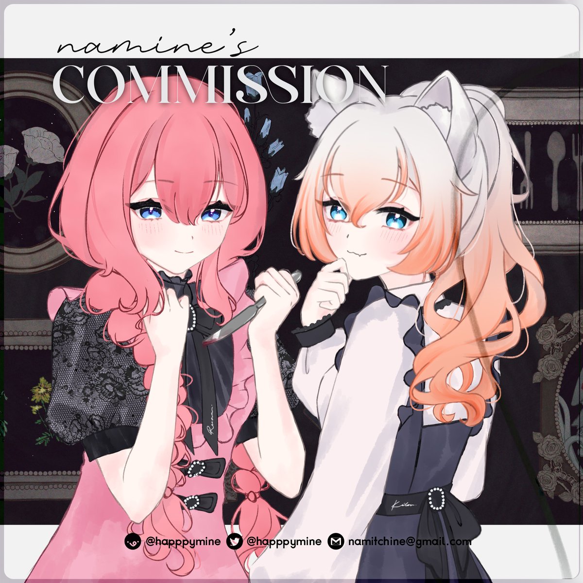 happpymine's tweet photo. ✦ COMMISSIONS OPEN ✦
♥︎ / ↻ ᴀᴘᴘʀᴇᴄɪᴀᴛᴇᴅ   

Please kindly read, only submit requests if you find the Terms of Service acceptable~  

⋮⋮ sample ,, https://t.co/AjlJbQhJBN 

— DM me if you're interested! (˶ᵔ ᵕ ᵔ˶)
#commissionsopen #artcommission #VGenOpen https://t.co/eHuAHOvgLL
