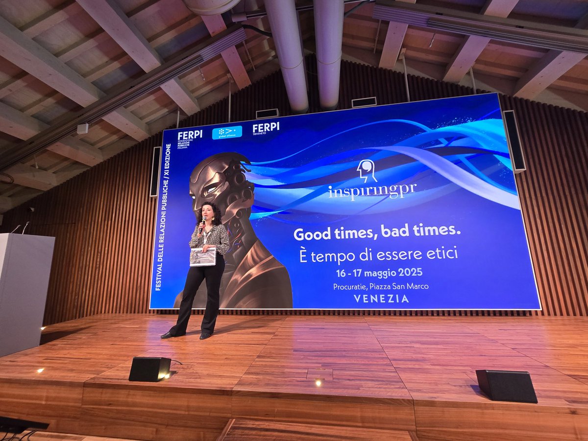 Parte <a href="/Inspiring_PR/">InspiringPR - Festival delle Relazioni Pubbliche</a> di <a href="/Ferpi_RP/">FERPI</a> con @adasinigallia il tema di quest'anno 'Good times, bad times. È tempo di essere etici.'

#etica #relazionipubbliche #comunicazione