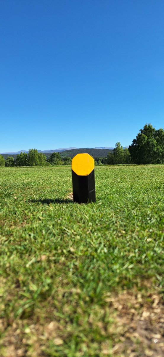 The golf balls view off the 7th tee - aim over the cairngorms and watch your ball drop into the fairway below <a href="/golfhighland/">Golf Highland</a> 

£35 for your round