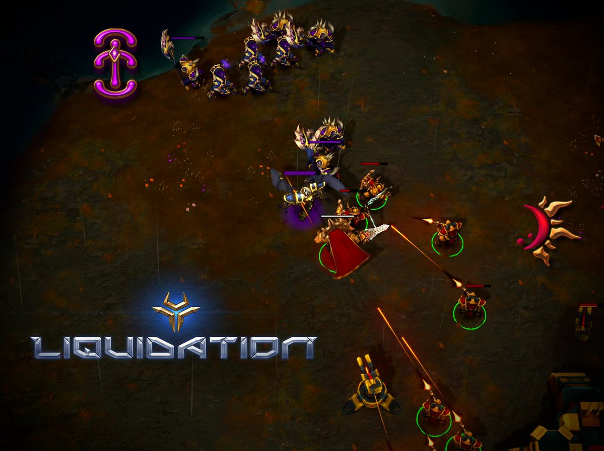 Who will rule?
Who will be the King of this hill? 👑🔥

Our new King of the Hill mode is now live in Liquidation!

💥 Capture Monoliths
⚔️ Steal enemy Victory Points
🏆 Dominate the battlefield

Read more: tinyurl.com/LiquidationKOTH

#RTS #ScreenshotSaturday #indiegame #gamedev