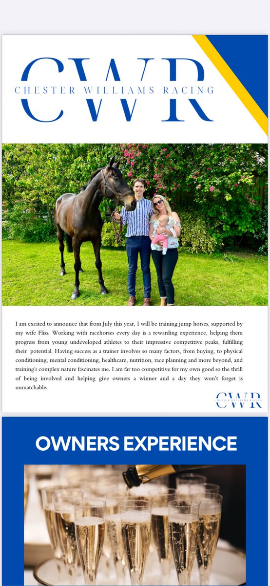 Excited to get start training in my own name in July. I can’t post my brochure on here but if anyone would like to read it please DM me and I will send it to you 😀