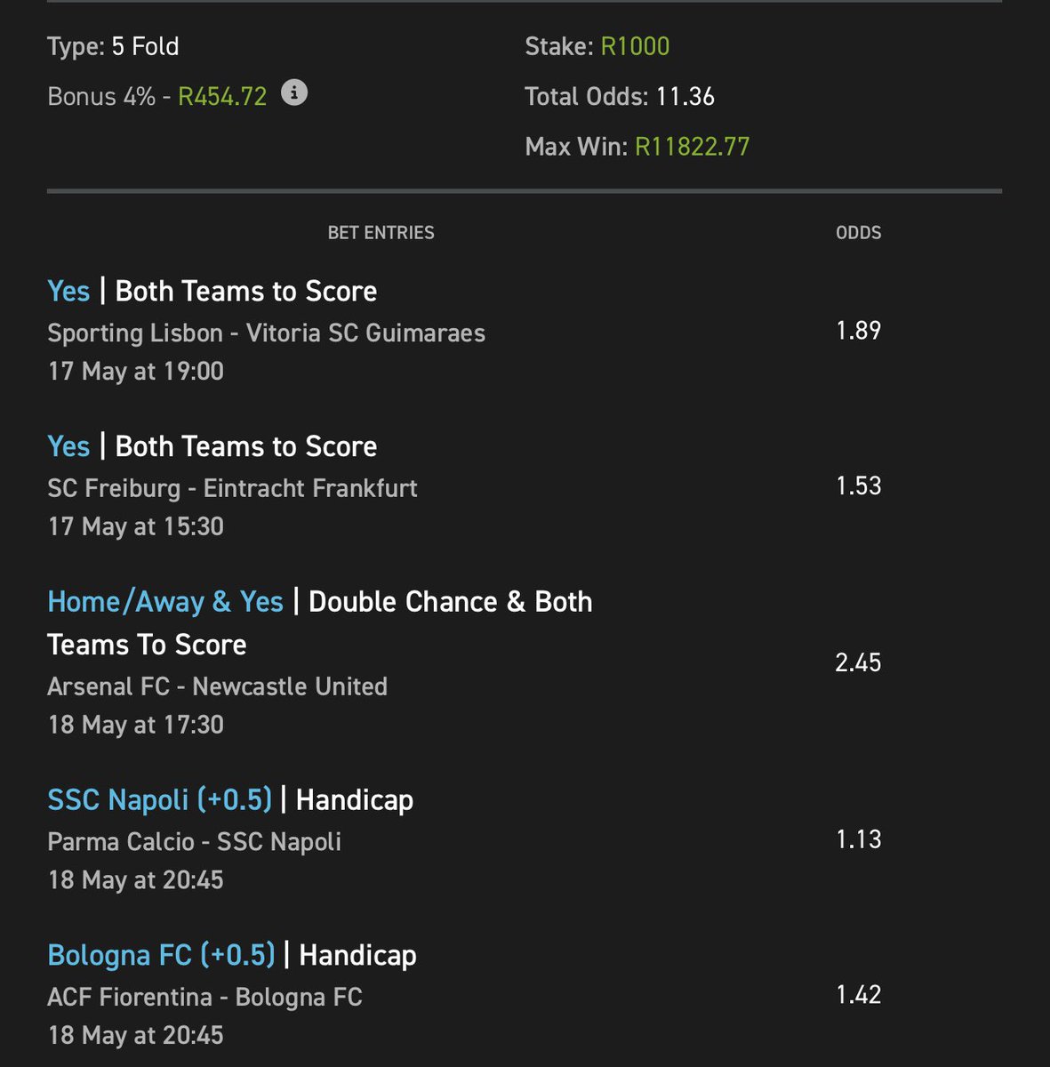 HOPE (@hopethesniper) on Twitter photo EASYBET🔥MY MAIN TICKET FOR THIS WEEKEND ⏳I REALLY TRUST THIS ONE DEFINITELY 🤝✅
⚡️11.36 ODDS
🧾 BETCODE : 03-228082
⏳ KICK-OFF @ 15:30
🔗BETSLIP LINK : easybet.co.za/sports?bookedB…
🪂Not yet on <a href="/Easybet_SA/">Easybet South Africa</a>? Kindly use the promo link & promo code below to join & GET a R50 sign EASYBET🔥MY MAIN TICKET FOR THIS WEEKEND ⏳I REALLY TRUST THIS ONE DEFINITELY 🤝✅
⚡️11.36 ODDS
🧾 BETCODE : 03-228082
⏳ KICK-OFF @ 15:30
🔗BETSLIP LINK : easybet.co.za/sports?bookedB…
🪂Not yet on <a href="/Easybet_SA/">Easybet South Africa</a>? Kindly use the promo link & promo code below to join & GET a R50 sign