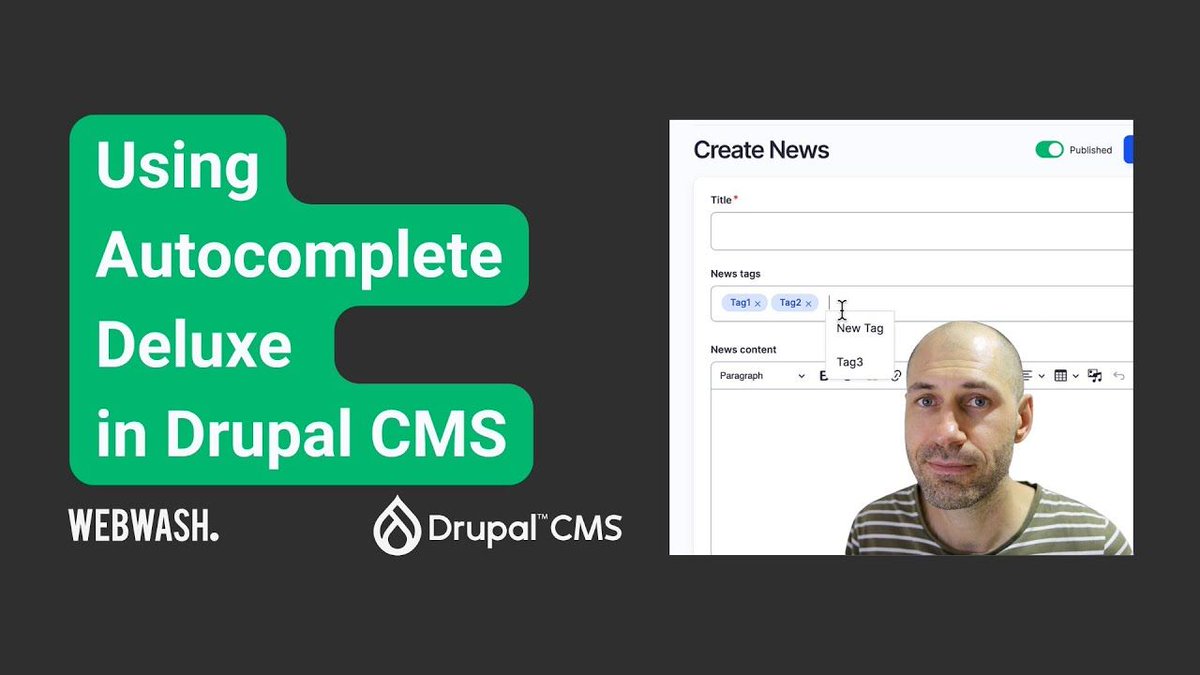 reisquarteu's tweet image. Using #Autocomplete Deluxe in #DrupalCMS: youtu.be/ha7aJrqMbr8 #tutorial