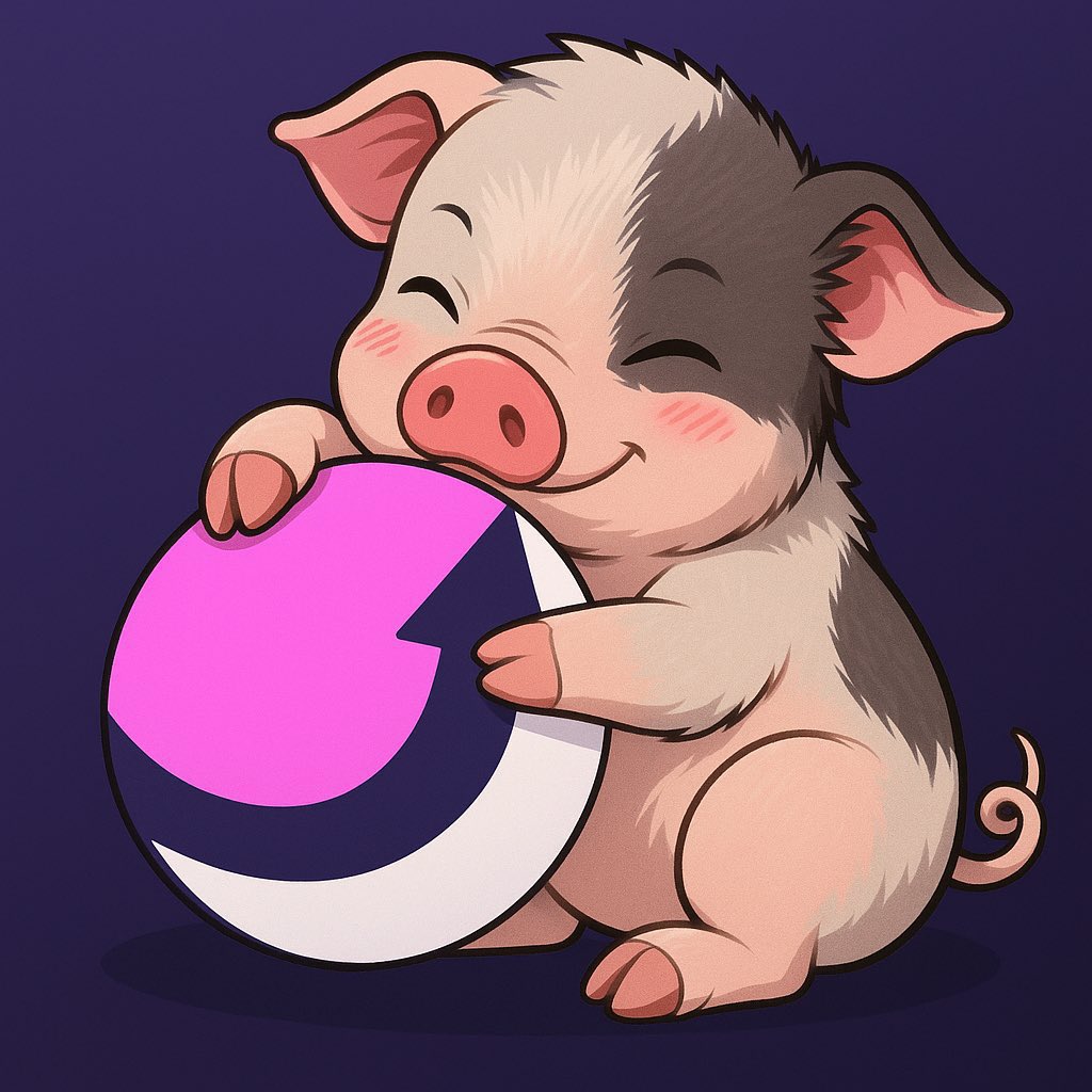 shahh's tweet photo. hello @moonshot ily 

#petunia is one of the biggest mainstream animals on TikTok, and she’s a little unique piggy

token has been live for 5 days with strong chart 

petunia loves u can u love petunia back 🥰 https://t.co/mZhLdtHWlW