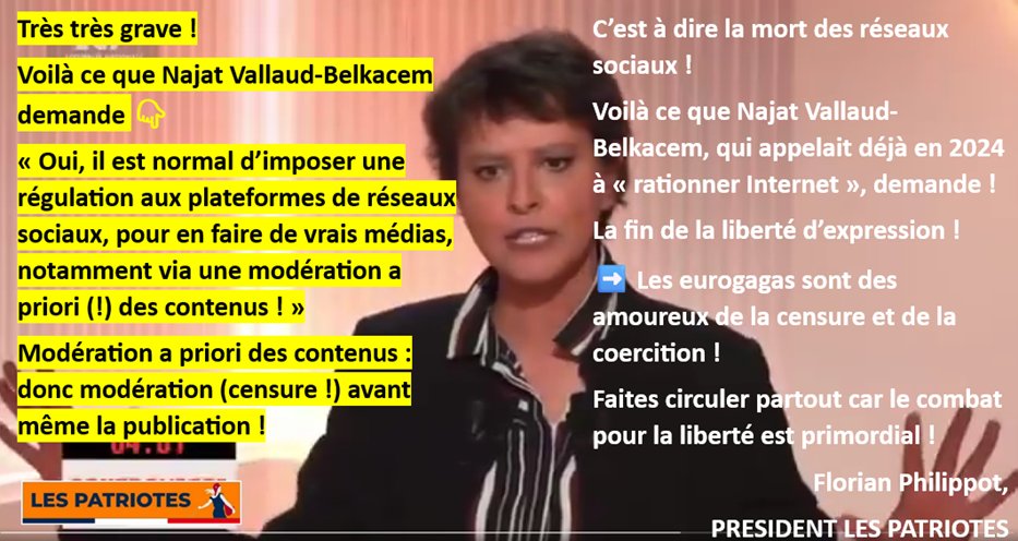 62PATRIOTES's tweet image. ⚠️⚠️⚠️⚠️⚠️⚠️⚠️⚠️⚠️⚠️⚠️⚠️⚠️⚠️⚠️⚠️⚠️⚠️⚠️⚠️⚠️⚠️⚠️⚠️⚠️
Faites circuler partout car le combat pour la #LibertéDexpression est primordial !✊