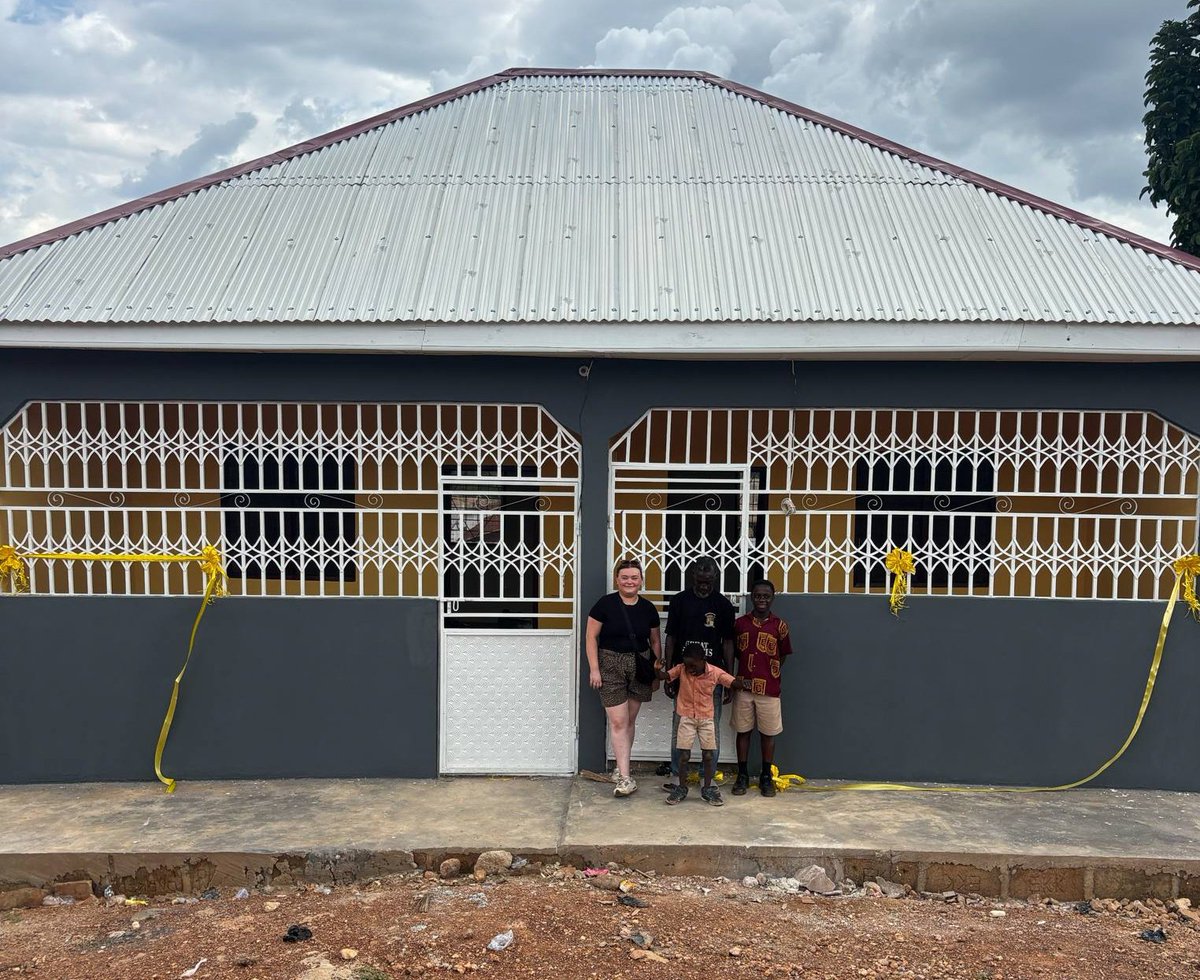 Happy day, we gave the keys to the new home to Desmonds family.
Now &amp; forever they will have a place of their own.
A million thanks to everyone who supports us but massive massive thanks to <a href="/sjdaly80/">Stephen Daly</a>
Stephen all this has been possible because of you god bless you and yours. #home