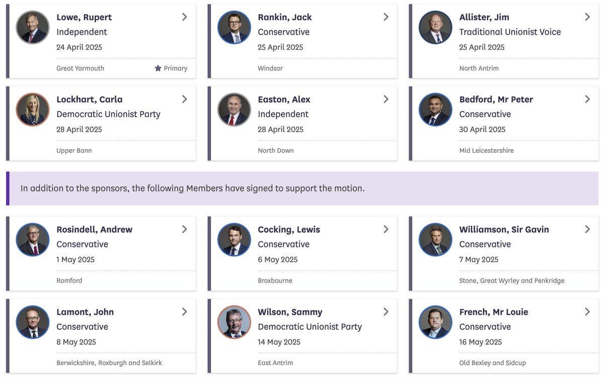 The eleven brave MPs who have signed my illegal migrant mass deportation motion.

'identify, detain, and deport all individuals found to be residing in the United Kingdom illegally'

If your MP is on there, please contact them with support. If not? Politely ask, why not?