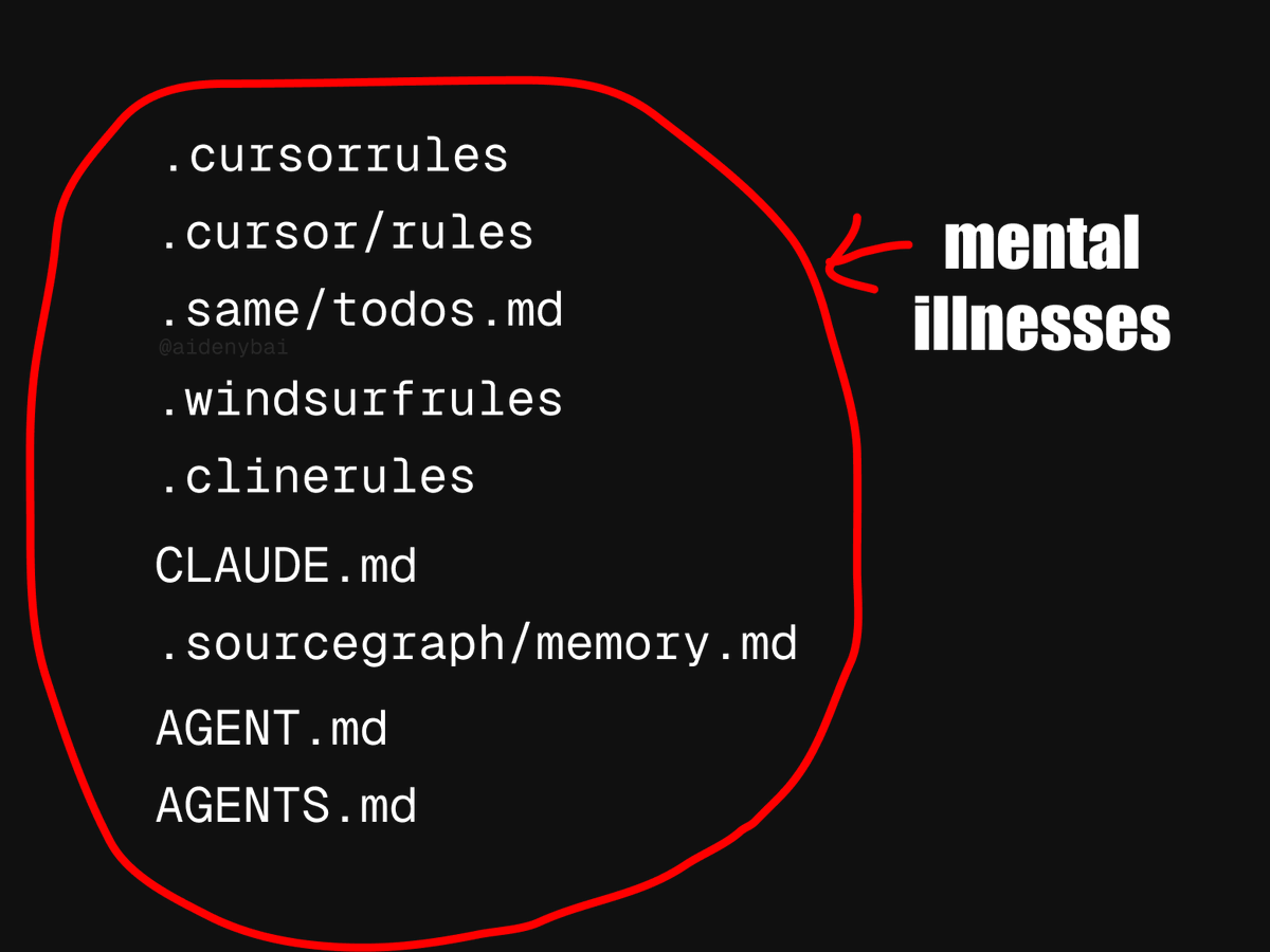 there are now 9 competing standards for "AI agent rules"