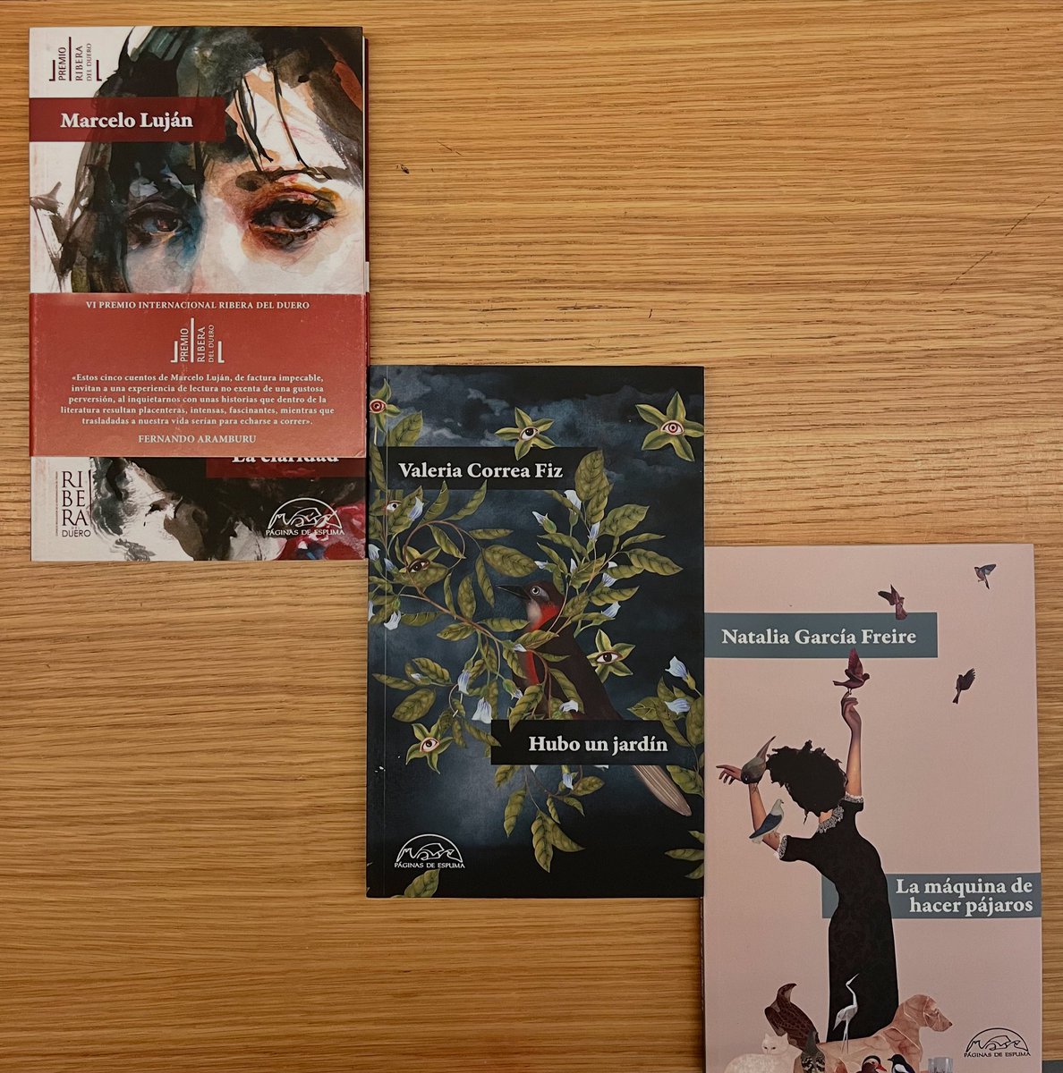 Cervantes y Compañía (@cervantesycia) on Twitter photo Marcelo Luján, Valeria Correa Fiz y Natalia García Freire nos acompañarán hoy en nuestra fiesta de la lectura dedicada al relato, a las 19:30. Si te apetece brindar con ellos y celebrar la lectura compartida, reserva una de las últimas plazas escribiendo a info@cervantesycia.com. Marcelo Luján, Valeria Correa Fiz y Natalia García Freire nos acompañarán hoy en nuestra fiesta de la lectura dedicada al relato, a las 19:30. Si te apetece brindar con ellos y celebrar la lectura compartida, reserva una de las últimas plazas escribiendo a info@cervantesycia.com.
