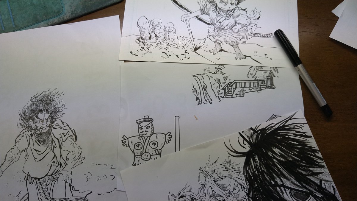 量産態勢に向けてリハビリ。
ちょっと放置してると紙がシケっていかん。これを紙が風邪をひくと形容するらしい。勉強になる。 