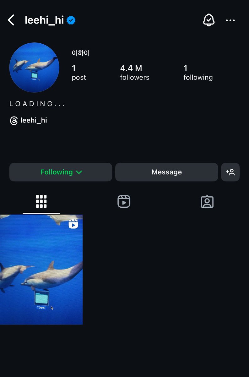 ฮาอีน่าจะซ่อนโพสทั้งหมดในอินสตาแกรม
และเปลี่ยนไบโอเป็น 
L O A D I N G . . . 

คัมแบครึเปล่าน้าาาา 🐋✨

instagram.com/leehi_hi

<a href="/leehi_hi/">leehi</a> 
#LEEHI #이하이