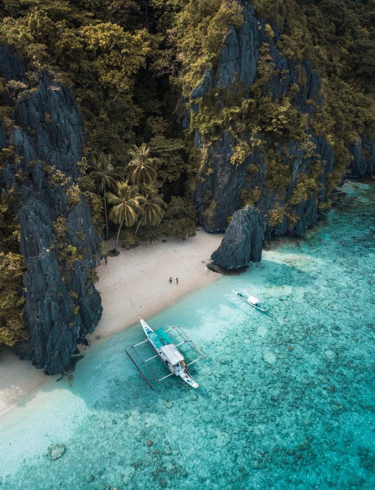 El Nido
Palawan, Philippines

Turquoise lagoons, limestone cliffs, and quiet beaches that feel like they were made for you.

Would you sail away from everything, just to hear yourself think again?