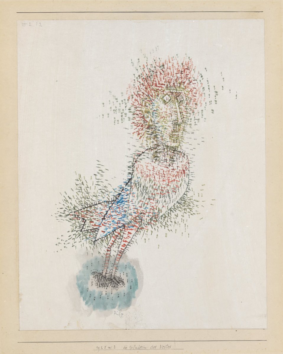 パウル・クレー （Paul Klee、1879-1940） 『巣を発明した雌』 （The