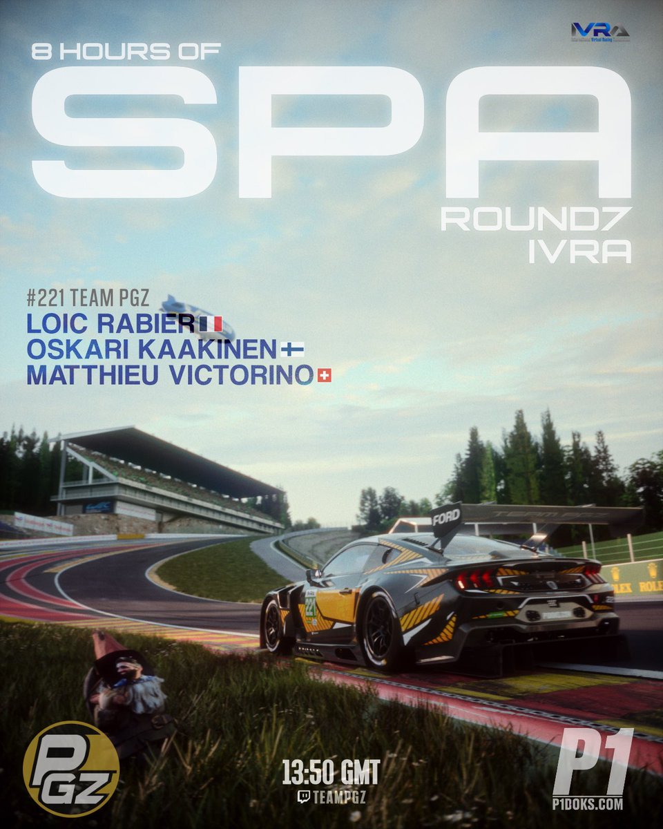 Final round of <a href="/IVRALeague/">IVRA</a> today.
8 hours of Nasa Spa 

Let’s try to finish with a high 👊🏼

Broadcast with radioactive Silence at 13:50☠️