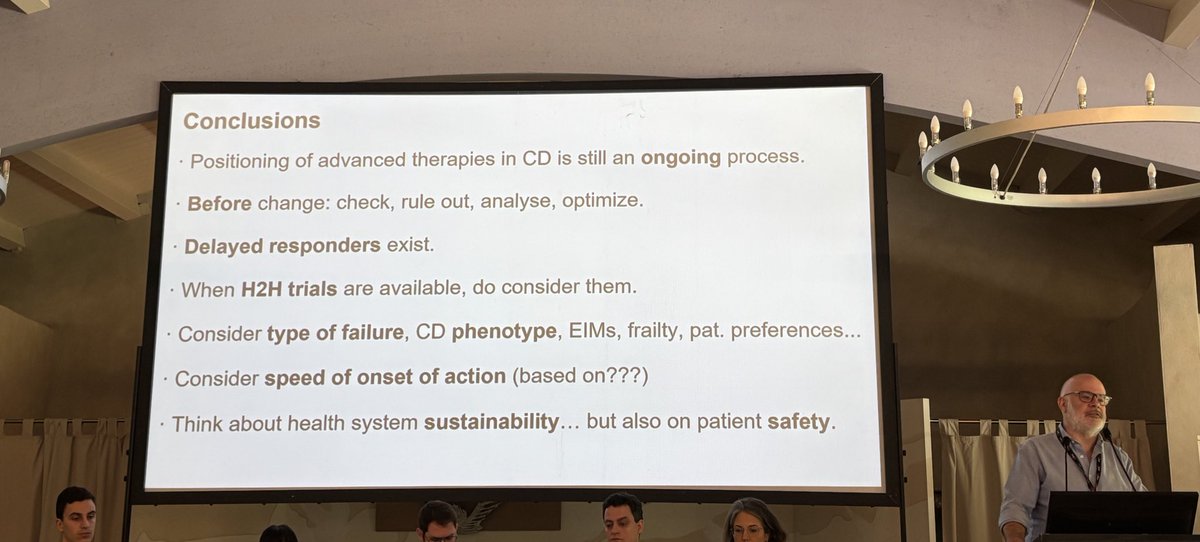 Outstanding talk about positioning therapies in #IBD by <a href="/lamv50/">Luis Menchén</a> 

#5Nations <a href="/geteccu/">GETECCU</a> 🇪🇸