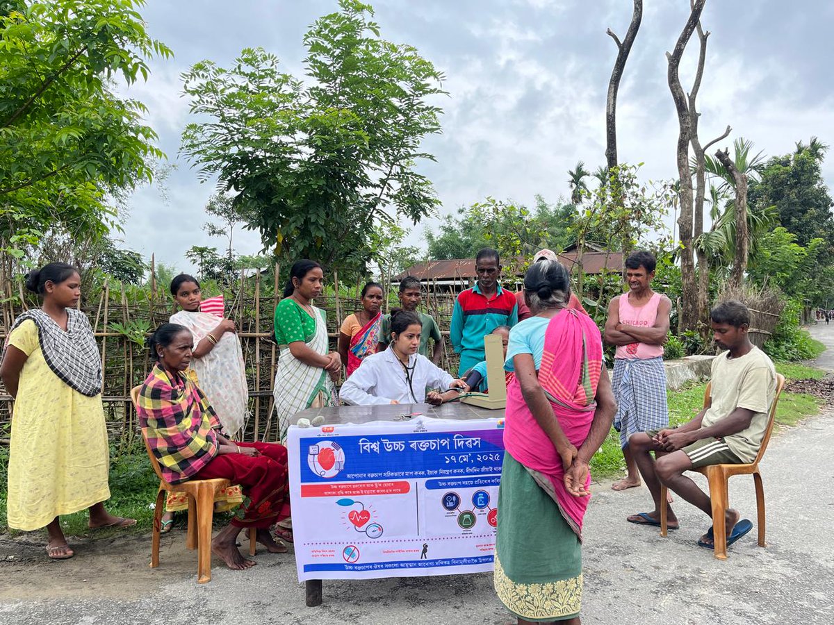 World Hypertension Day organised at Shyamguri Tea estate under Dhekiajuli BPHC. Health education given regarding controlling of Hypertension &amp; explained the causes along with aware people about mushroom poisoning.
<a href="/nhm_assam/">NHM_Assam</a> <a href="/DCSonitpur/">District Commissioner, Sonitpur, Assam, India</a> <a href="/diprosonitpur/">DIPRO Sonitpur</a> <a href="/TheAshokSinghal/">Ashok Singhal</a>