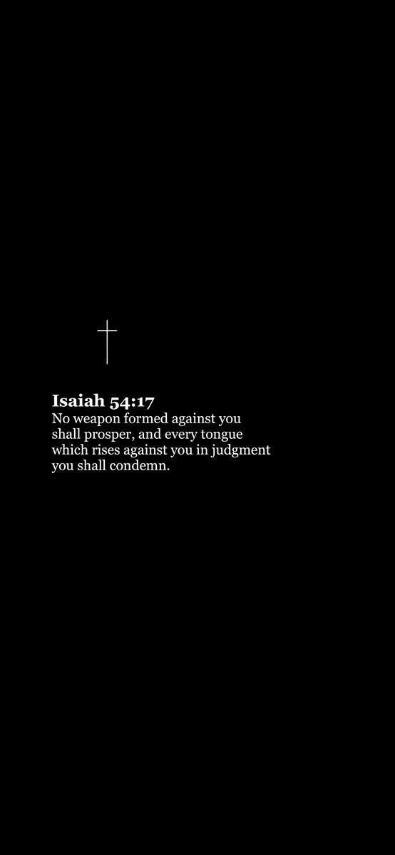 Isaiah 54:17 ✝️