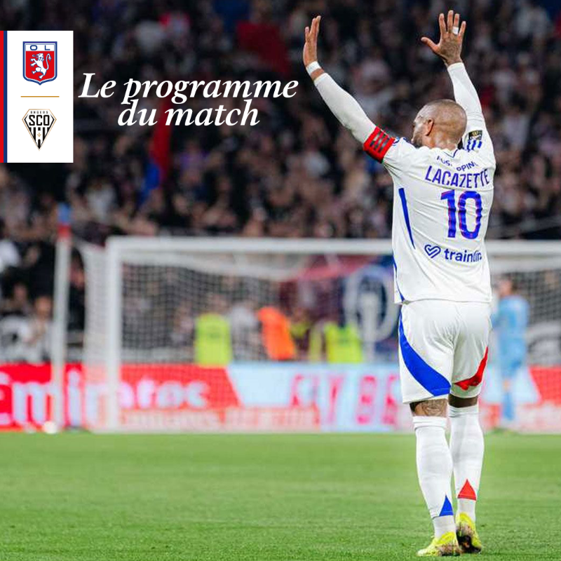 OL's tweet photo. #OLSCO, un match marqué par l'hommage à notre capitaine Alexandre Lacazette et le 75e anniversaire du club 🫡🎂
📋 Découvrez le programme détaillé de votre soirée au @GroupamaStadium 👉 https://t.co/NWtAKDrTli