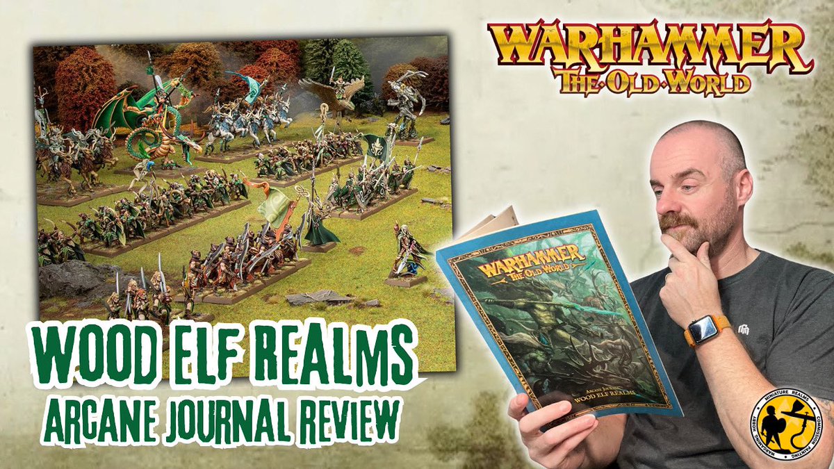 Games Workshop kindly sent me a copy of the new Wood Elf Realms Arcane Journal, here's my full review.

youtu.be/hqLfmAU-2M0

#warhammer #TheOldWorld #WarhammerCommunity #WoodElfRealms #AdWIP #warhammertheoldworld #woodelves #warhammerwoodelves  #paintingwarhammer