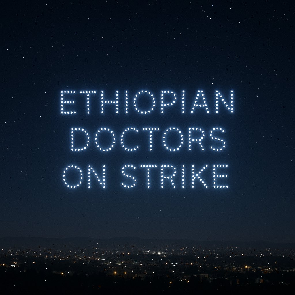 This is a real Ethiopian Doctors Drone Show under the skyline of Addis Ababa :
እውነተኛው የድሮን ሾው ማለት ይሄ ነው ።