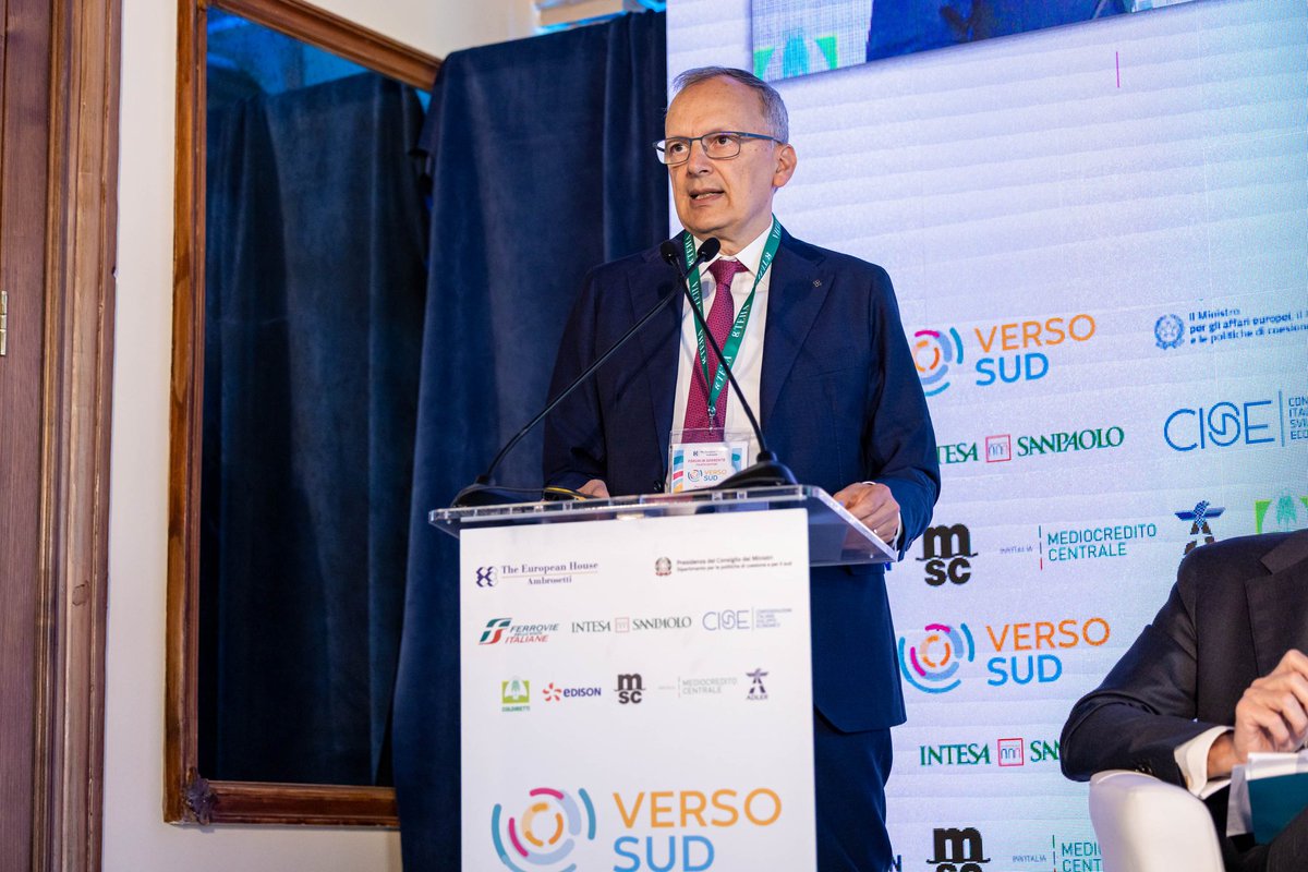 Ambrosetti_'s tweet photo. #VersoSud
La lotta per l’egemonia industriale e tecnologica non può limitarsi a USA e Cina. L’Europa può (e deve) giocare un ruolo più intenso, investendo nella propria area e rafforzando le relazioni economiche e politiche con altri Paesi.
@gregdefelice @intesasanpaolo https://t.co/S9cTWtf5SJ