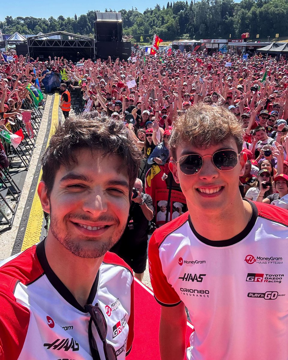 Bellissimo Bearcon! 😍🇮🇹 Grazie, ragazzi! Imola ❤️

#HaasF1 #F1 #ImolaGP