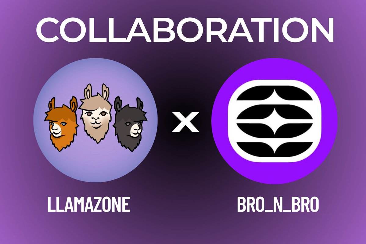 Llama Zone🦙 (@thellamazone) on Twitter photo Collab Announcement
LlamaZone x Bro_n_Bro 🤝
A real partnership goes both ways.
🧢 The <a href="/Bro_n_Bro/">Bro_n_Bro | Validator</a> validator is showing love to the Zone — placing 1 $ATOM offers 💰 on every Llama that features the Bro N Bro Sweatshirt (Clothes) trait.
🔍 There are only 24 such llamas.
✅ 20 Collab Announcement
LlamaZone x Bro_n_Bro 🤝
A real partnership goes both ways.
🧢 The <a href="/Bro_n_Bro/">Bro_n_Bro | Validator</a> validator is showing love to the Zone — placing 1 $ATOM offers 💰 on every Llama that features the Bro N Bro Sweatshirt (Clothes) trait.
🔍 There are only 24 such llamas.
✅ 20