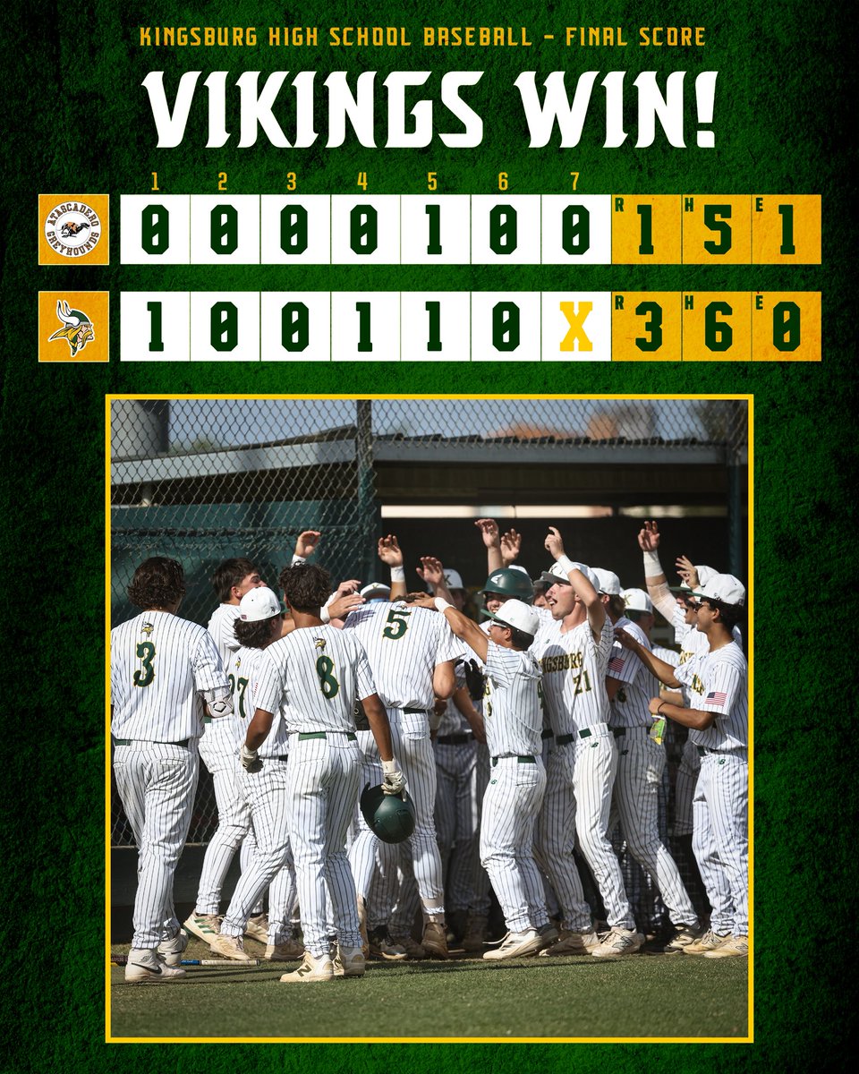 Kingsburg Vikings Baseball tweet media